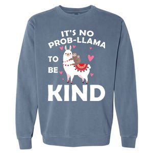 Its No Prob-Lama To Be Kind Garment-Dyed Sweatshirt