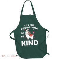 Its No Prob-Lama To Be Kind Full-Length Apron With Pockets