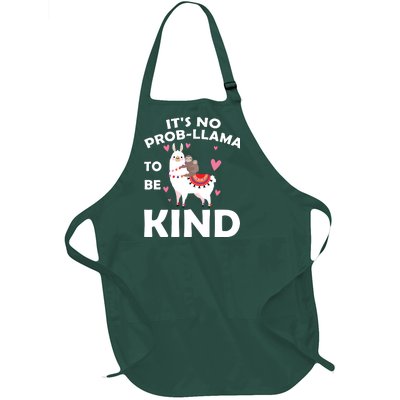 Its No Prob-Lama To Be Kind Full-Length Apron With Pockets