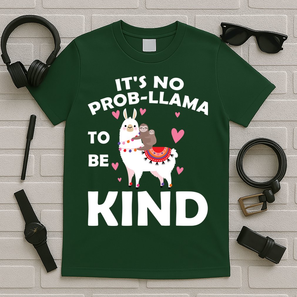 Its No Prob-Lama To Be Kind T-Shirt