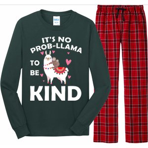 Its No Prob-Lama To Be Kind Long Sleeve Pajama Set