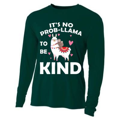 Its No Prob-Lama To Be Kind Cooling Performance Long Sleeve Crew
