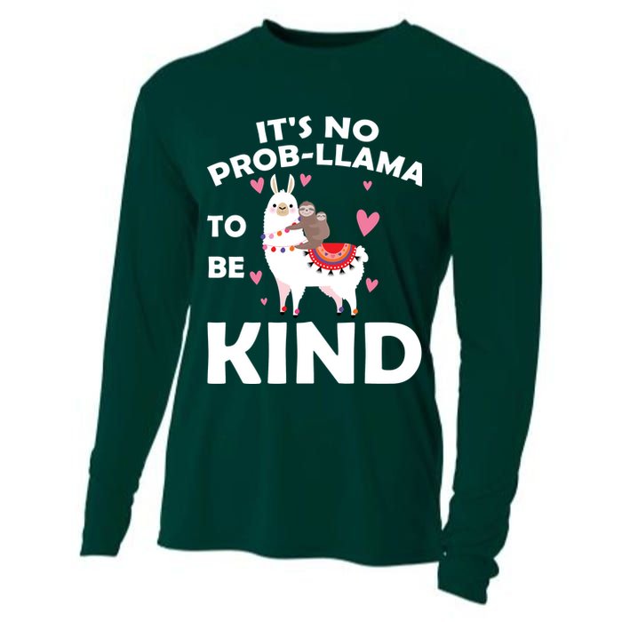 Its No Prob-Lama To Be Kind Cooling Performance Long Sleeve Crew