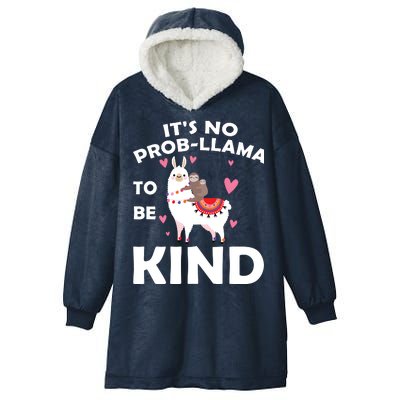 Its No Prob-Lama To Be Kind Hooded Wearable Blanket