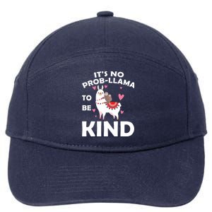 Its No Prob-Lama To Be Kind 7-Panel Snapback Hat