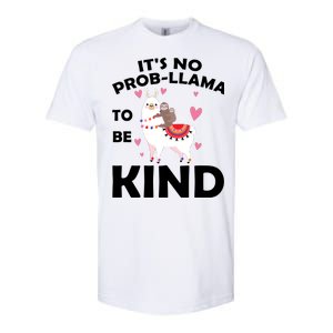 Its No Prob-Lama To Be Kind Softstyle CVC T-Shirt