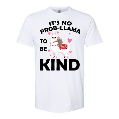 Its No Prob-Lama To Be Kind Softstyle® CVC T-Shirt