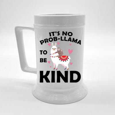 Its No Prob-Lama To Be Kind Beer Stein