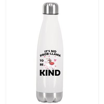 Its No Prob-Lama To Be Kind Stainless Steel Insulated Water Bottle