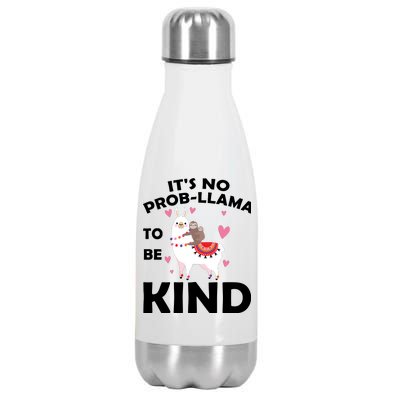 Its No Prob-Lama To Be Kind Stainless Steel Insulated Water Bottle