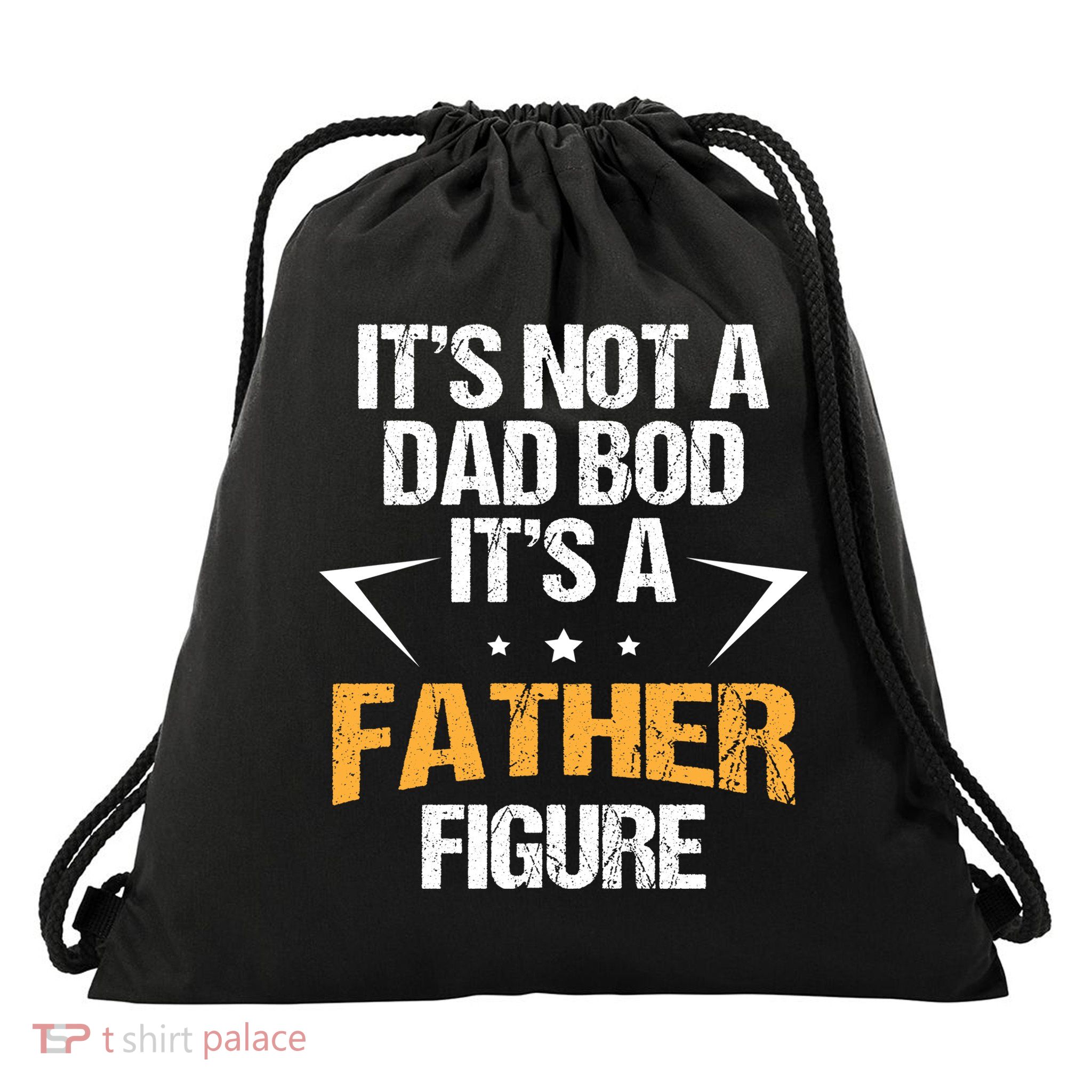 It's Not A Dad Bod Fathers Day Funny  Drawstring Bag