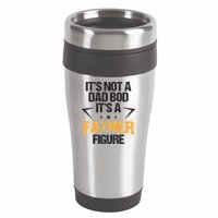 It's Not A Dad Bod Fathers Day Funny  16oz Travel Tumbler