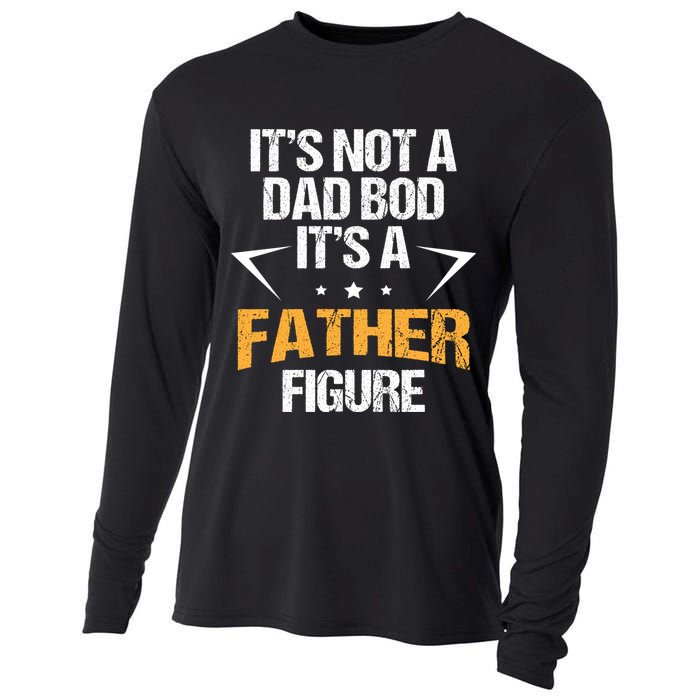It's Not A Dad Bod Fathers Day Funny  Cooling Performance Long Sleeve Crew