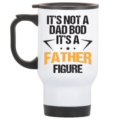 It's Not A Dad Bod Fathers Day Funny  Stainless Steel Travel Mug