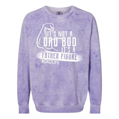 It's Not A Dad Bod Its A Father Figure Colorblast Crewneck Sweatshirt