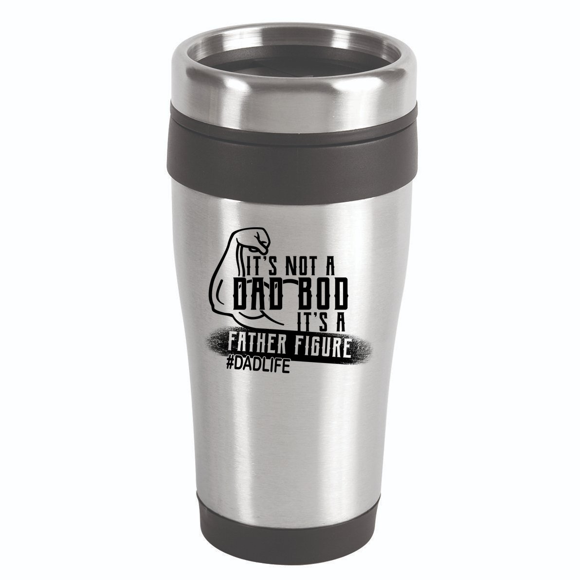 It's Not A Dad Bod Its A Father Figure 16oz Travel Tumbler