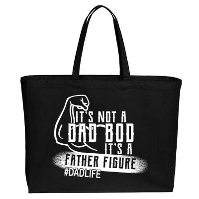 It's Not A Dad Bod Its A Father Figure Cotton Canvas Jumbo Tote