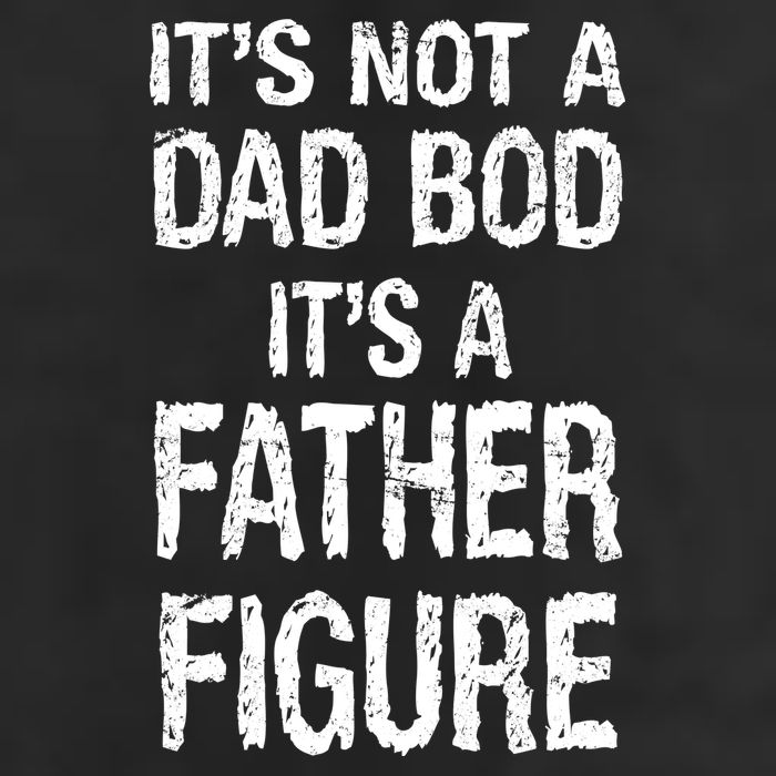 It's Not A Dad Bod Its A Father Figure Fathers Day Crop Fleece Hoodie