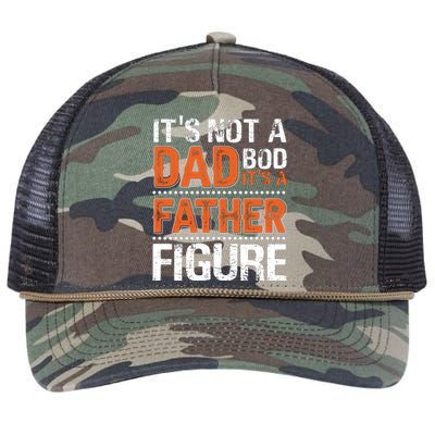 It's Not A Dad Bod It's A Father Figure Funny Retro Rope Trucker Hat Cap