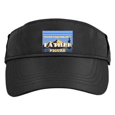 It's Not A Dad Bod Its A Father Figure Mountains Adult Drive Performance Visor