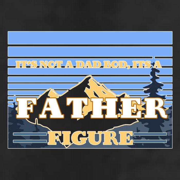It's Not A Dad Bod Its A Father Figure Mountains Adult Drive Performance Visor