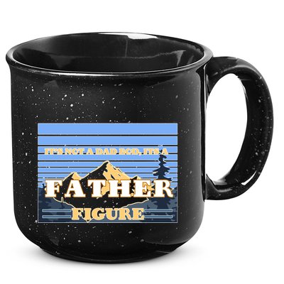 It's Not A Dad Bod Its A Father Figure Mountains 15oz Campfire Ceramic Mug