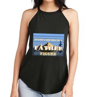 It's Not A Dad Bod Its A Father Figure Mountains Women's Perfect Tri Rocker Tank