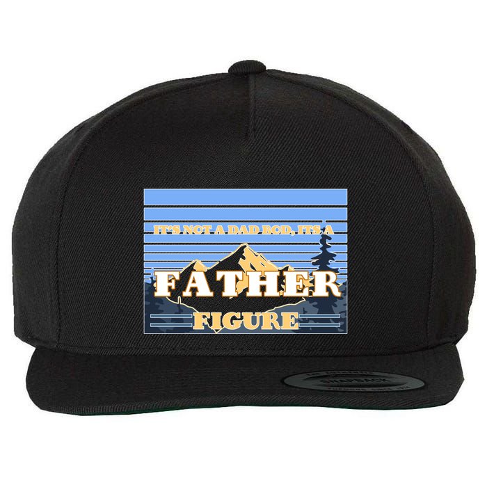It's Not A Dad Bod Its A Father Figure Mountains Wool Snapback Cap