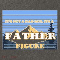 It's Not A Dad Bod Its A Father Figure Mountains Cotton Canvas Backpack