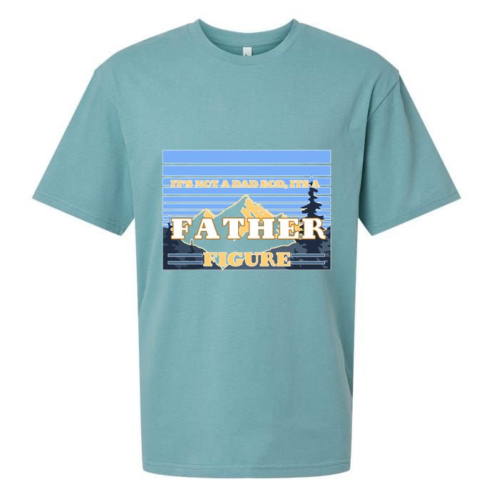 It's Not A Dad Bod Its A Father Figure Mountains Sueded Cloud Jersey T-Shirt