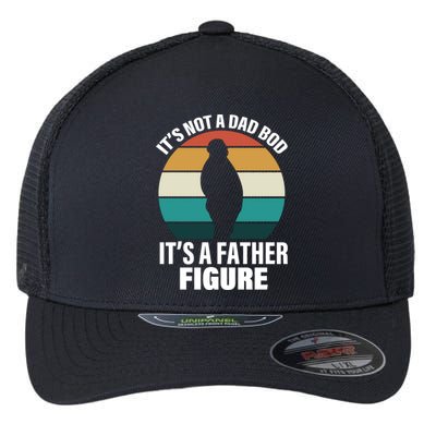 It's Not A Dad Bod It's A Father Figure Retro  Flexfit Unipanel Trucker Cap