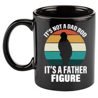 It's Not A Dad Bod It's A Father Figure Retro  11oz C Handle Ceramic Mug