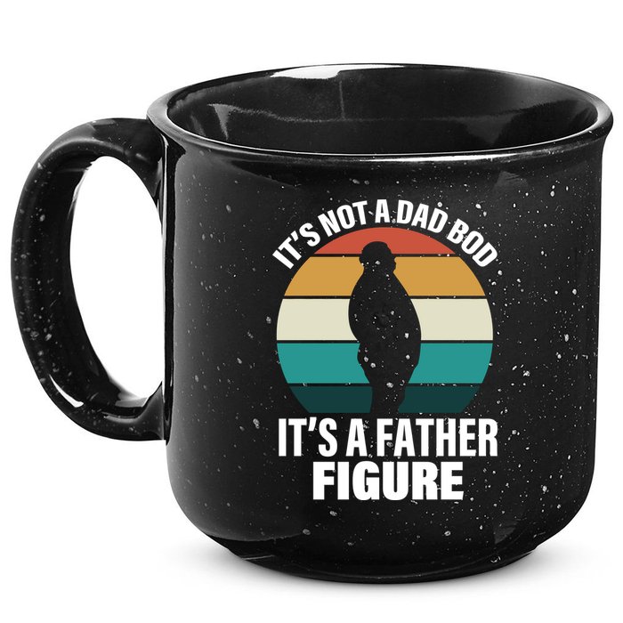 It's Not A Dad Bod It's A Father Figure Retro  15oz Campfire Ceramic Mug