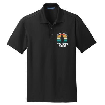 It's Not A Dad Bod It's A Father Figure Retro  Dry Zone Grid Polo