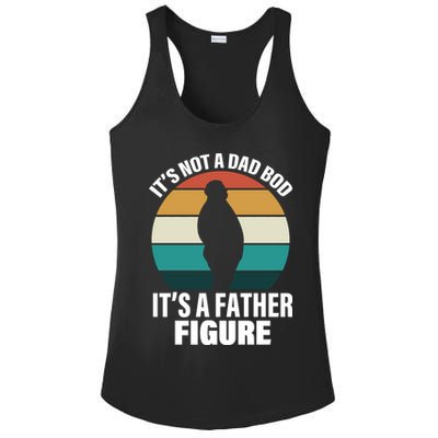 It's Not A Dad Bod It's A Father Figure Retro  Ladies PosiCharge Competitor Racerback Tank