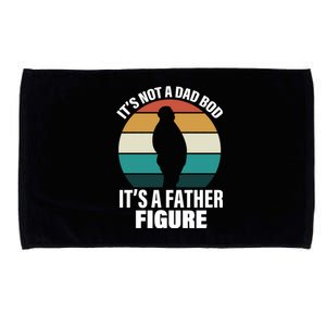 It's Not A Dad Bod It's A Father Figure Retro  Microfiber Hand Towel