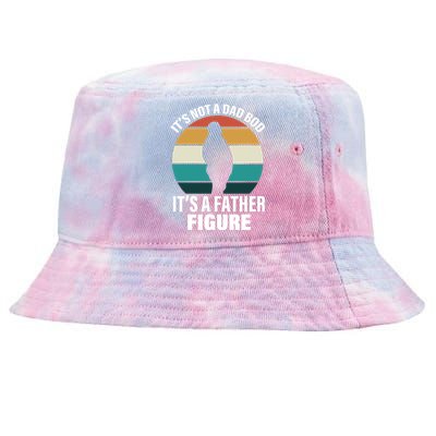 It's Not A Dad Bod It's A Father Figure Retro  Tie-Dyed Bucket Hat