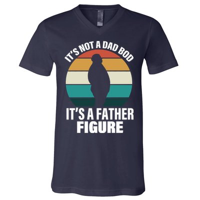 It's Not A Dad Bod It's A Father Figure Retro  V-Neck T-Shirt