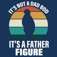It's Not A Dad Bod It's A Father Figure Retro  7-Panel Snapback Hat