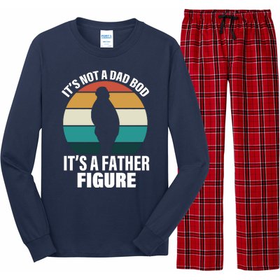 It's Not A Dad Bod It's A Father Figure Retro  Long Sleeve Pajama Set