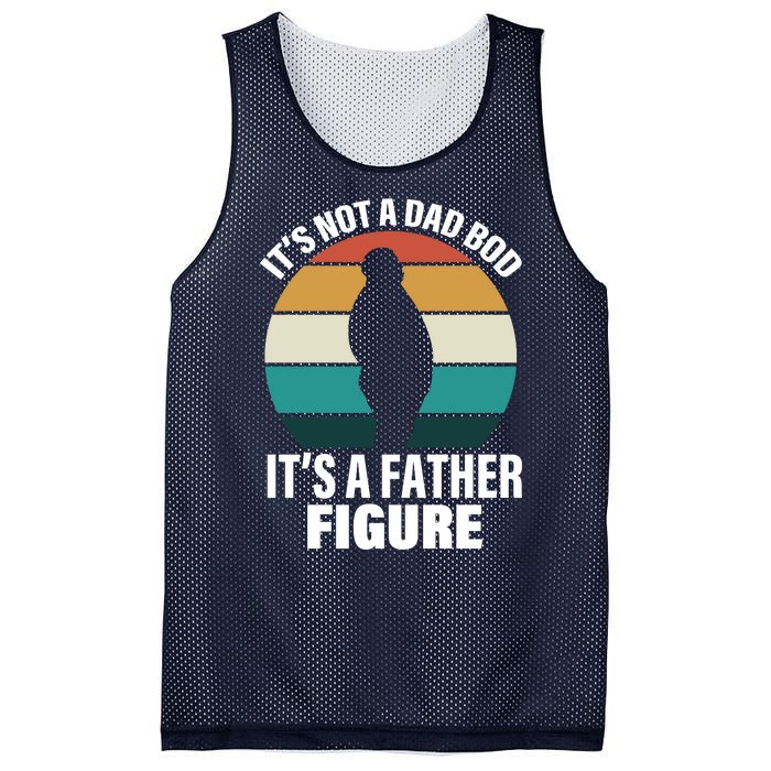 It's Not A Dad Bod It's A Father Figure Retro  Mesh Reversible Basketball Jersey Tank