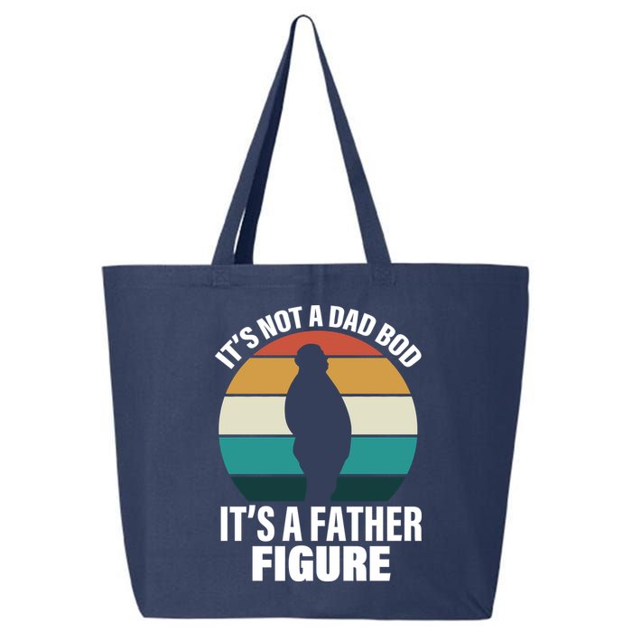 It's Not A Dad Bod It's A Father Figure Retro  25L Jumbo Tote
