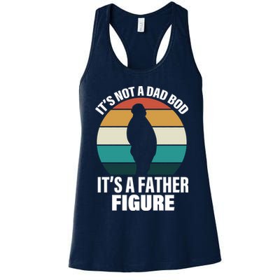 It's Not A Dad Bod It's A Father Figure Retro  Womens Tank Top