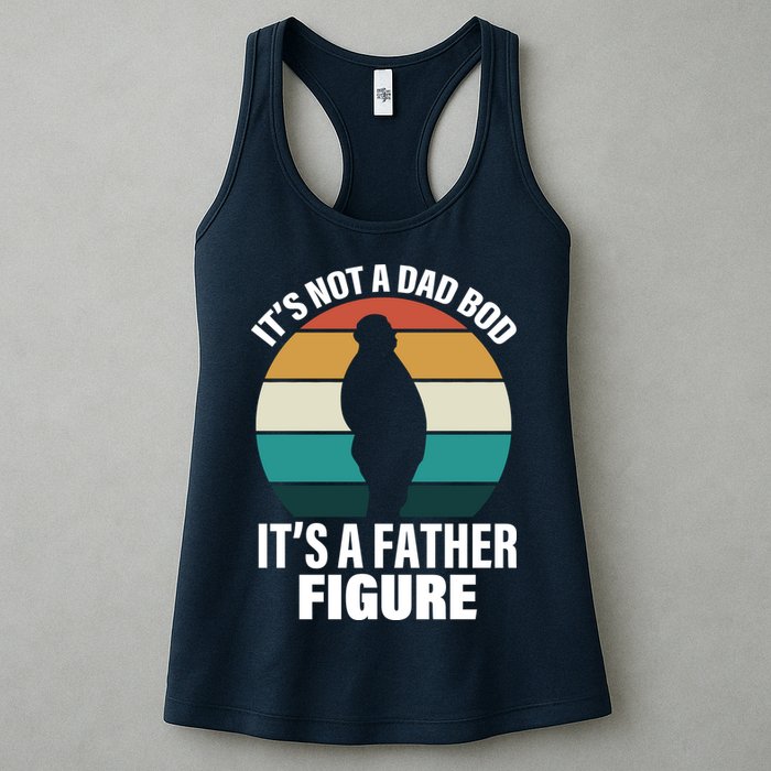 It's Not A Dad Bod It's A Father Figure Retro  Womens Tank Top