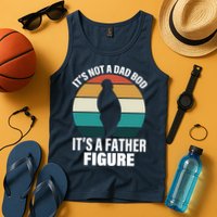 It's Not A Dad Bod It's A Father Figure Retro  Tank Top