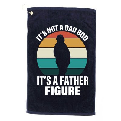 It's Not A Dad Bod It's A Father Figure Retro  Golf Towel