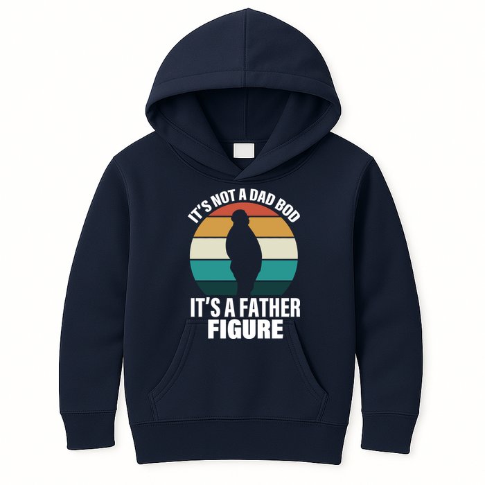 It's Not A Dad Bod It's A Father Figure Retro  Kids Hoodie