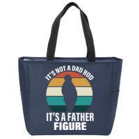 It's Not A Dad Bod It's A Father Figure Retro  Zip Tote Bag