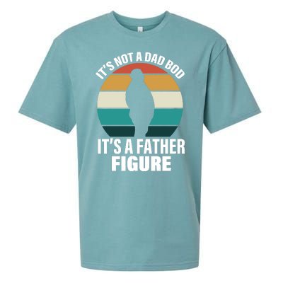 It's Not A Dad Bod It's A Father Figure Retro  Sueded Cloud Jersey T-Shirt