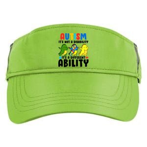 It's Not A Disability Ability Autism Dinosaur Dabbing Adult Drive Performance Visor